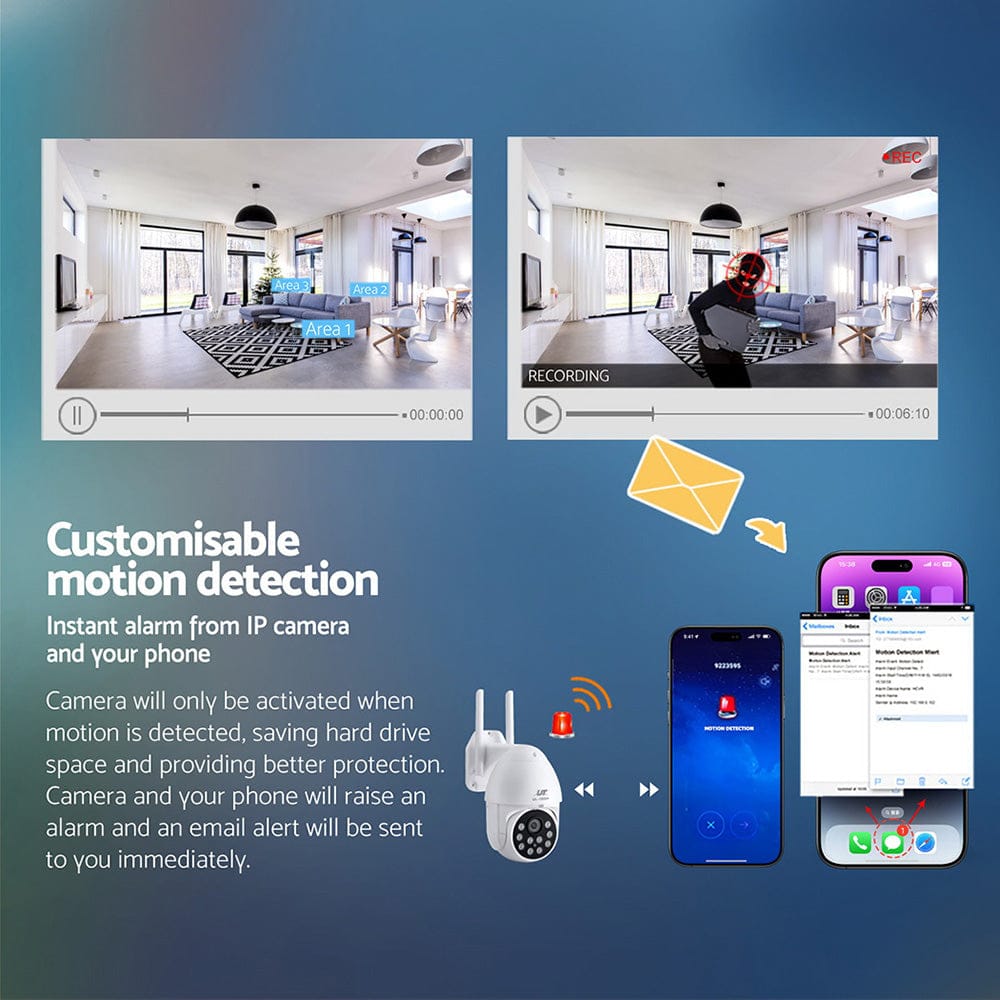 UL-Tech Electronics > Business & Home Security > Security Cameras & Accessories UL-tech 1080P Wireless IP Camera Security WIFI Cam