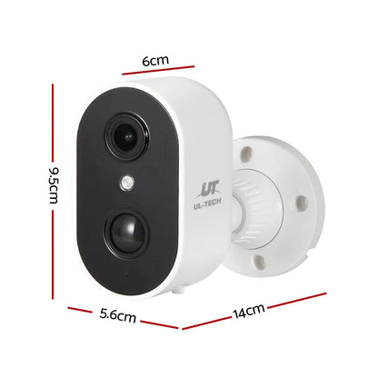 UL-Tech Electronics > Business & Home Security > Security Cameras & Accessories UL-tech 1080P Wireless Security IP Camera Rechargeable Outdoor CCTV Solar Panel
