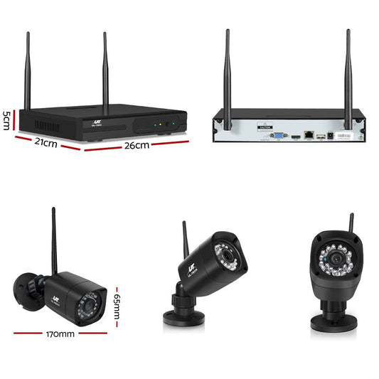UL-Tech Electronics > Business & Home Security > Security Cameras & Accessories UL-TECH 3MP 8CH NVR Wireless 6 Security Cameras Set