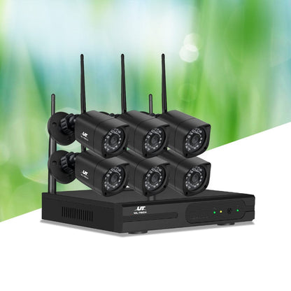 UL-Tech Electronics > Business & Home Security > Security Cameras & Accessories UL-TECH 3MP 8CH NVR Wireless 6 Security Cameras Set
