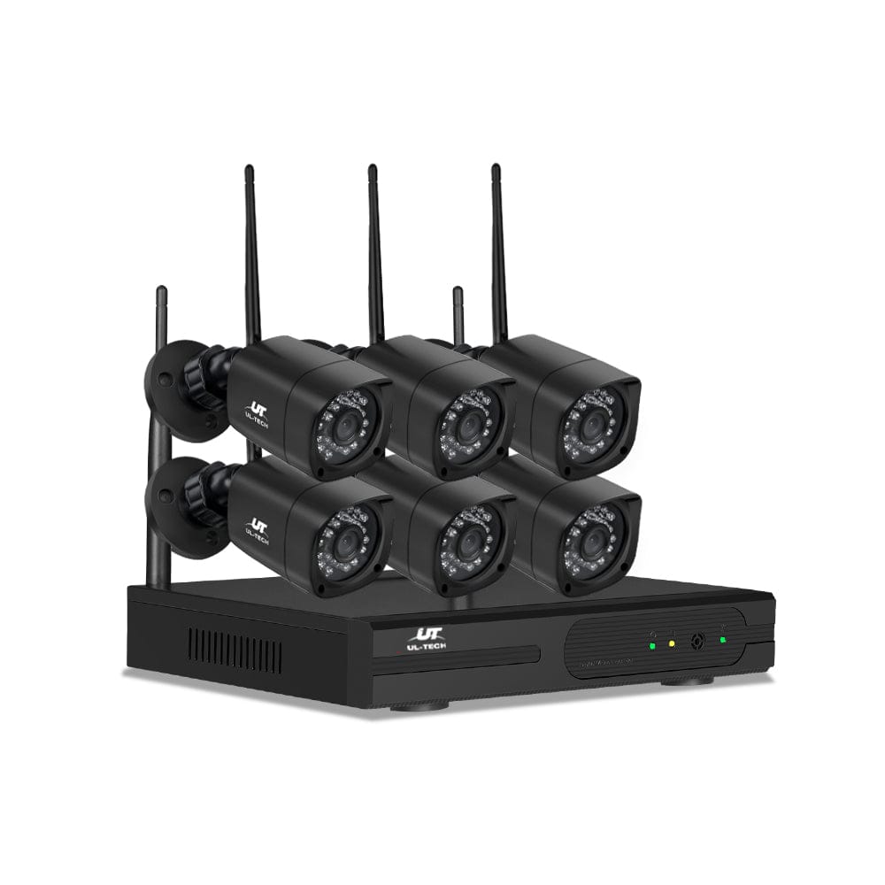 UL-Tech Electronics > Business & Home Security > Security Cameras & Accessories UL-TECH 3MP 8CH NVR Wireless 6 Security Cameras Set
