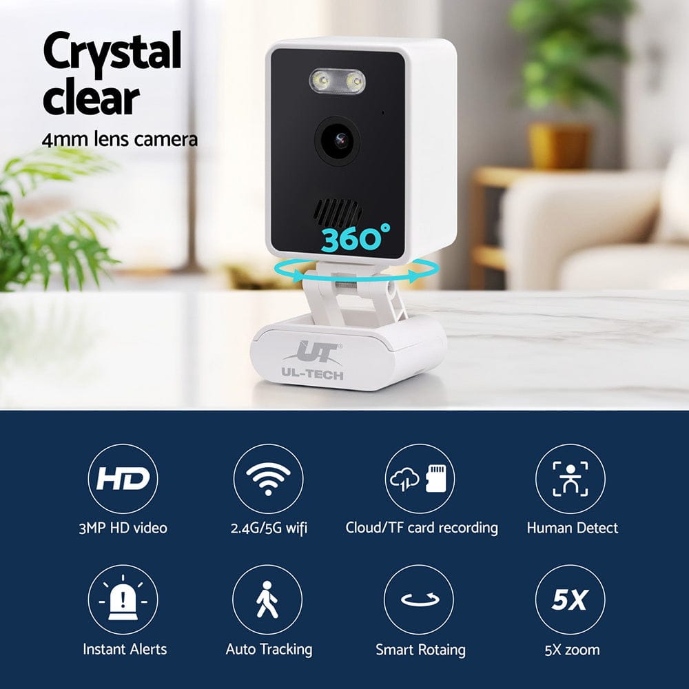 UL-Tech Electronics > Business & Home Security > Security Cameras & Accessories UL-tech 3MP IP Camera Baby Monitor