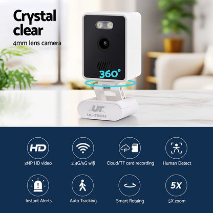 UL-Tech Electronics > Business & Home Security > Security Cameras & Accessories UL-tech 3MP IP Camera Baby Monitor