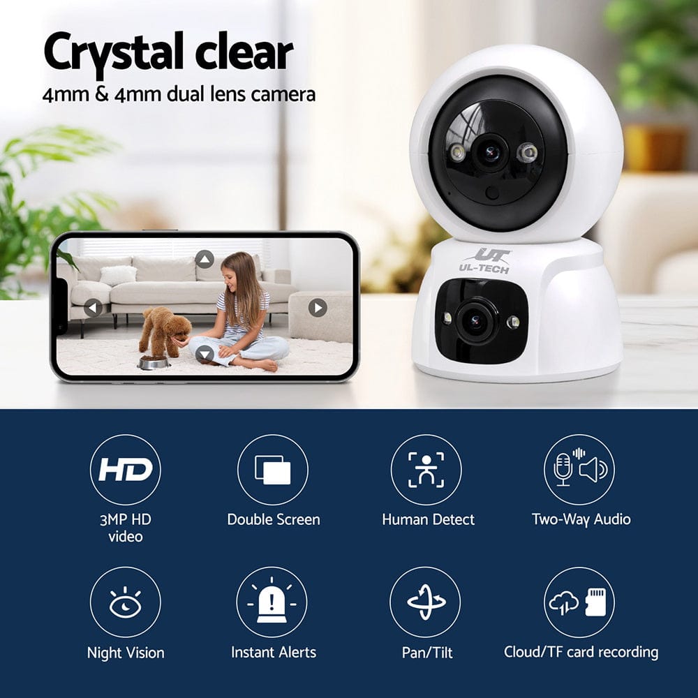UL-Tech Electronics > Business & Home Security > Security Cameras & Accessories UL-tech 3MP IP Camera Baby Security CCTV