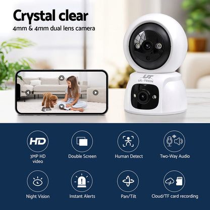 UL-Tech Electronics > Business & Home Security > Security Cameras & Accessories UL-tech 3MP IP Camera Baby Security CCTV