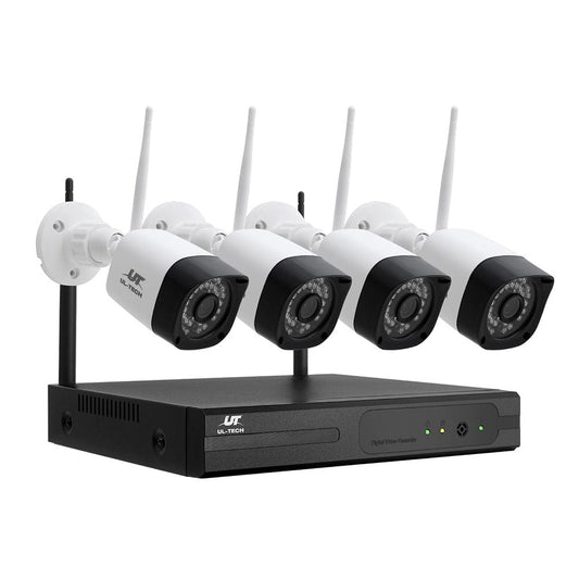 UL-Tech Electronics > Business & Home Security > Security Cameras & Accessories UL-tech 3MP Wireless CCTV 8CH 4 Square Camera