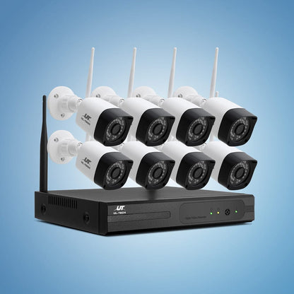 UL-Tech Electronics > Business & Home Security > Security Cameras & Accessories UL-tech 3MP Wireless CCTV 8CH 8 Square Camera