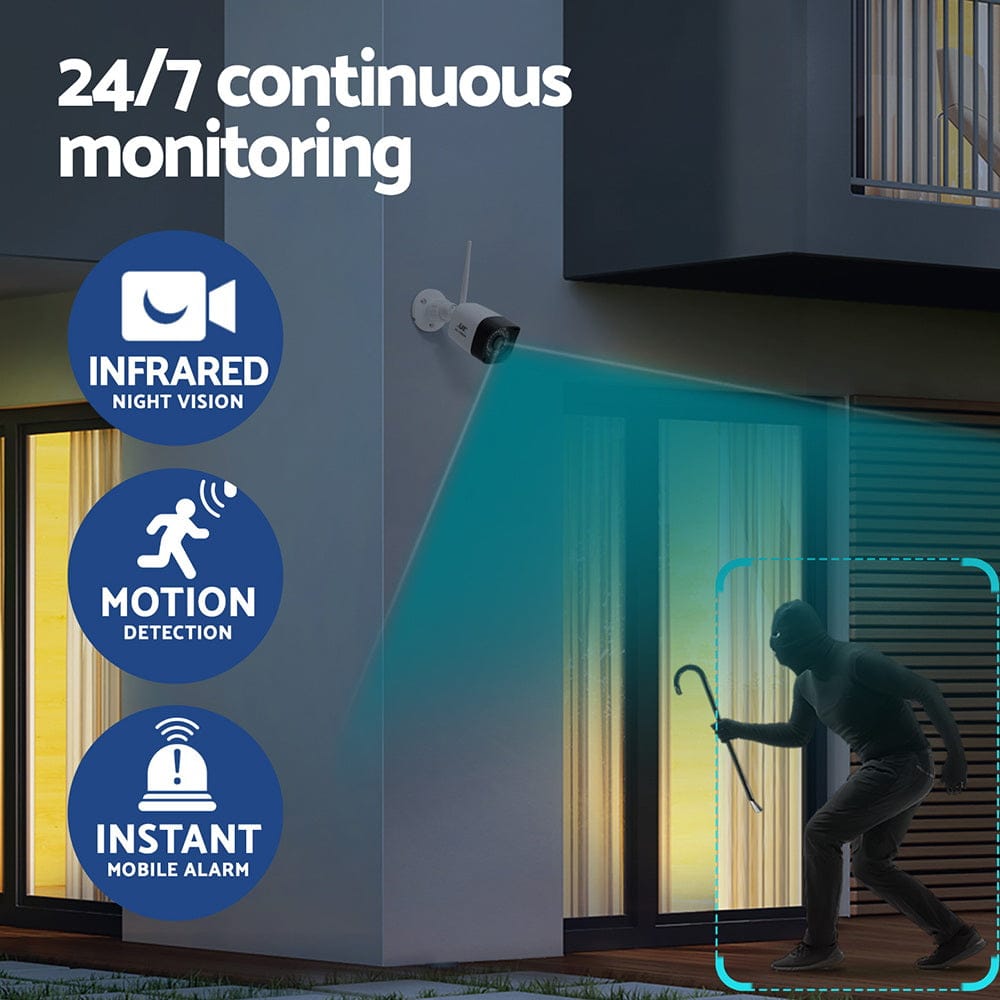 UL-Tech Electronics > Business & Home Security > Security Cameras & Accessories UL-tech 3MP Wireless CCTV 8CH 8 Square Camera