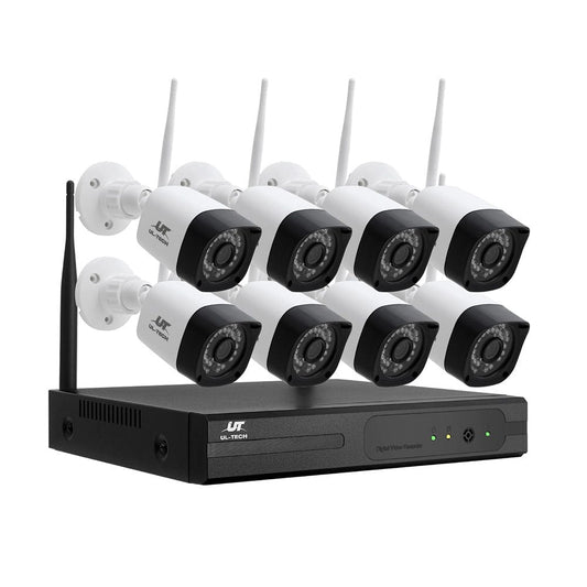 UL-Tech Electronics > Business & Home Security > Security Cameras & Accessories UL-tech 3MP Wireless CCTV 8CH 8 Square Camera