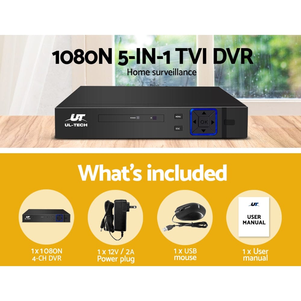UL-Tech Electronics > Business & Home Security > Security Cameras & Accessories UL-tech 8CH DVR 1080P 5in1 CCTV Video Recorder