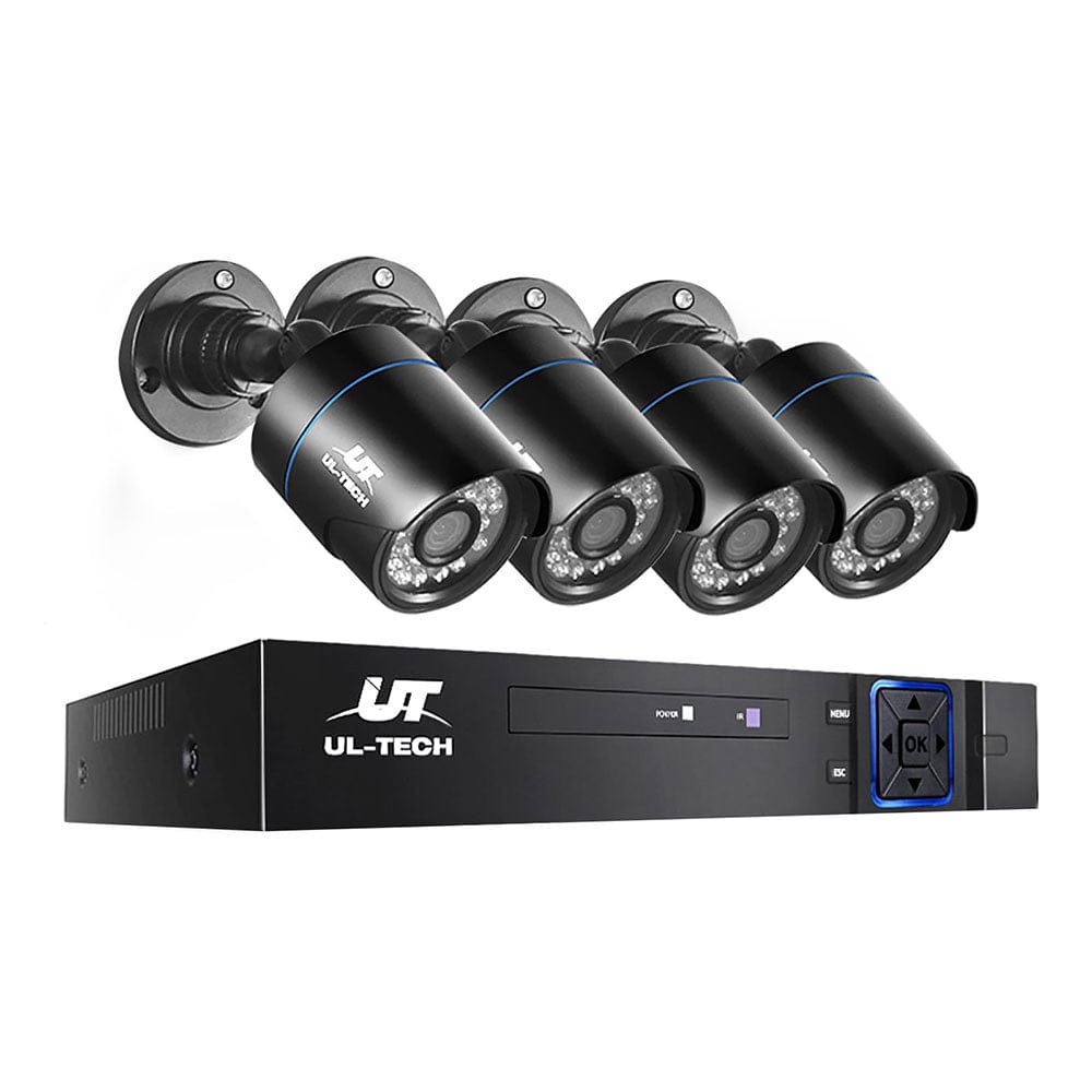 UL-tech Electronics > Business & Home Security > Security Cameras & Accessories UL-tech CCTV Security System 4CH DVR 4 Cameras 1080p