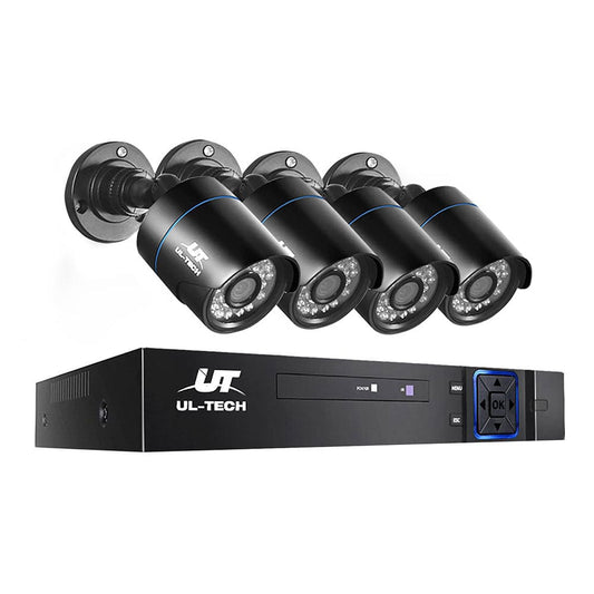 UL-tech Electronics > Business & Home Security > Security Cameras & Accessories UL-tech CCTV Security System 4CH DVR 4 Cameras 1080p