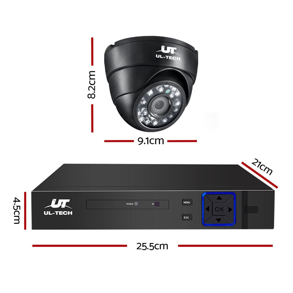 UL-Tech Electronics > Business & Home Security > Security Cameras & Accessories UL-tech CCTV Security System 4CH DVR 4 Cameras 1080p