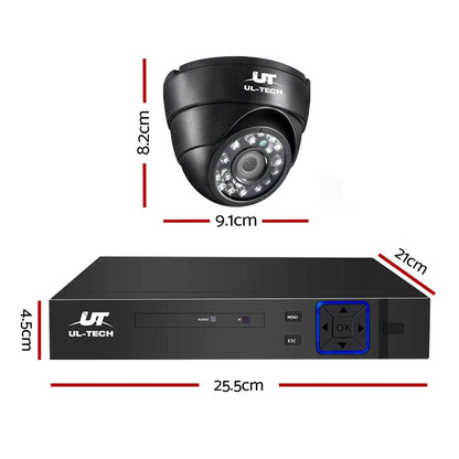 UL-Tech Electronics > Business & Home Security > Security Cameras & Accessories UL-tech CCTV Security System 4CH DVR 4 Cameras 1080p