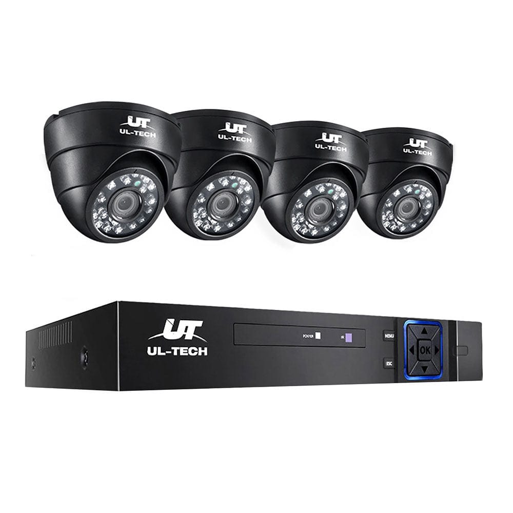 UL-Tech Electronics > Business & Home Security > Security Cameras & Accessories UL-tech CCTV Security System 4CH DVR 4 Cameras 1080p