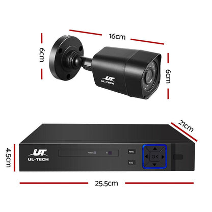 UL-Tech Electronics > Business & Home Security > Security Cameras & Accessories UL-tech CCTV Security System 4CH DVR 4 Cameras 1080p
