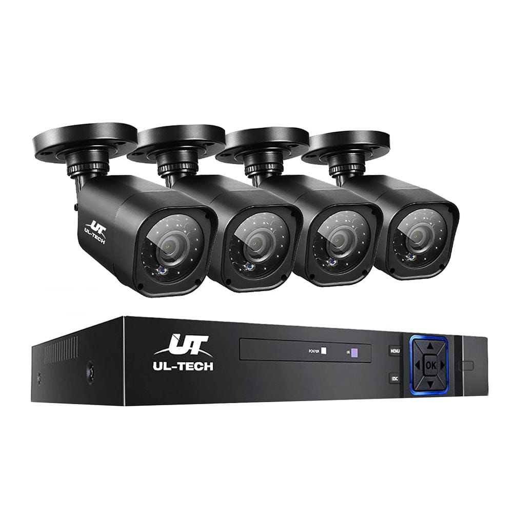 UL-Tech Electronics > Business & Home Security > Security Cameras & Accessories UL-tech CCTV Security System 4CH DVR 4 Cameras 1080p
