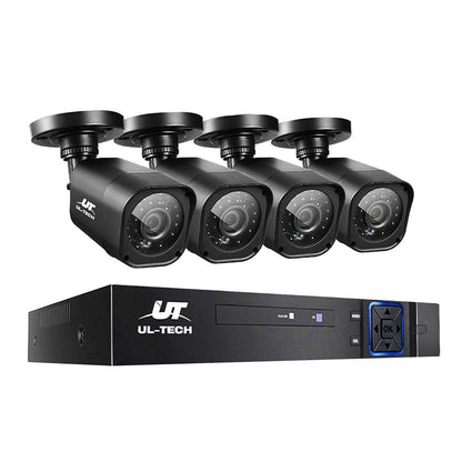 UL-Tech Electronics > Business & Home Security > Security Cameras & Accessories UL-tech CCTV Security System 4CH DVR 4 Cameras 1080p