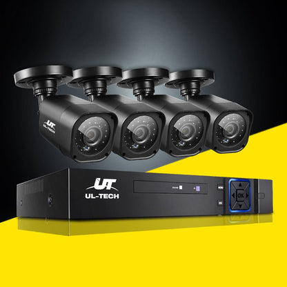 UL-Tech Electronics > Business & Home Security > Security Cameras & Accessories UL-tech CCTV Security System 8CH DVR 4 Cameras 1080p