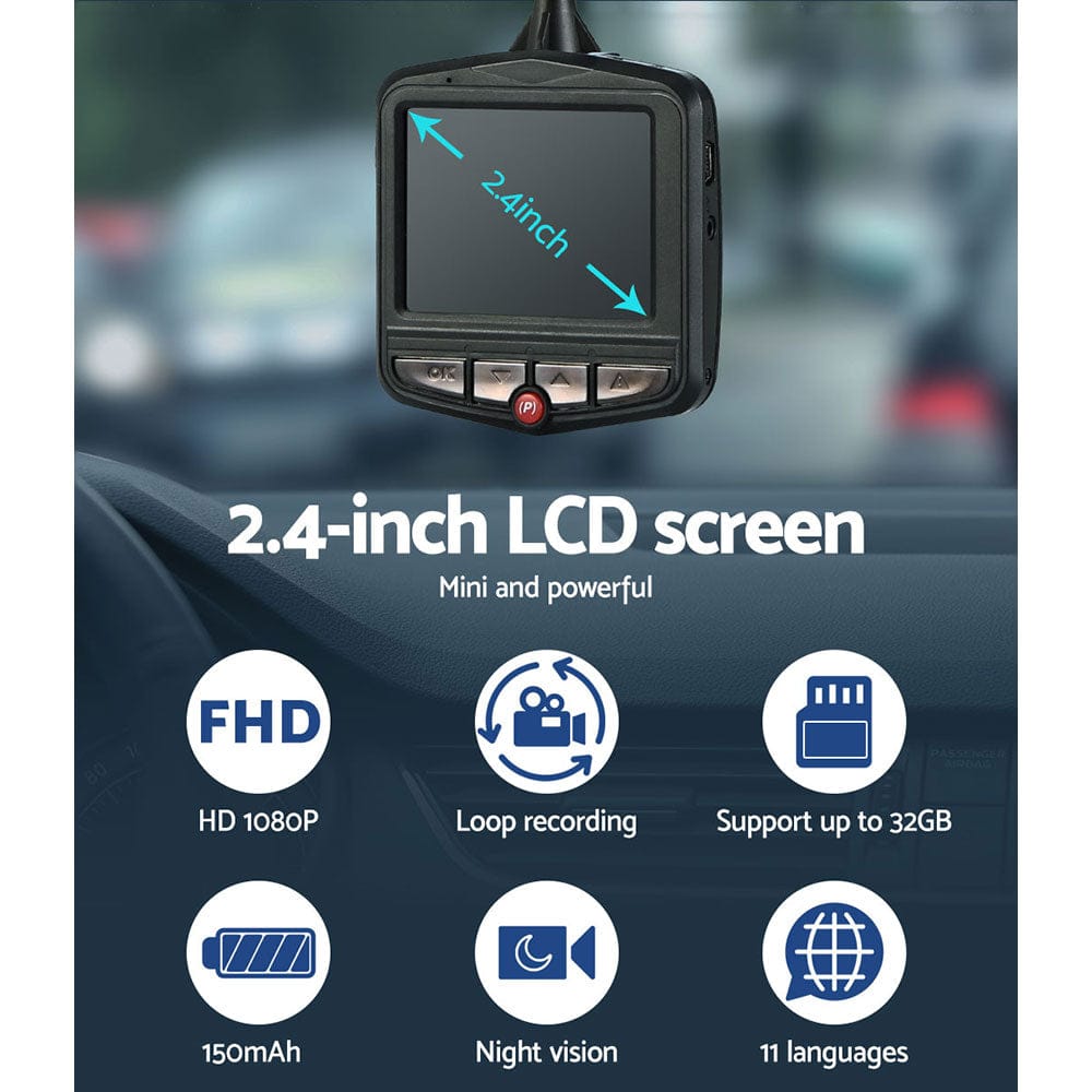UL-Tech Electronics > Business & Home Security > Security Cameras & Accessories UL-tech Dash Camera 1080P 2.4" Front View,UL-tech Dash Camera 1080P 2.4" Front View Cam Car Video Recorder Night Vision