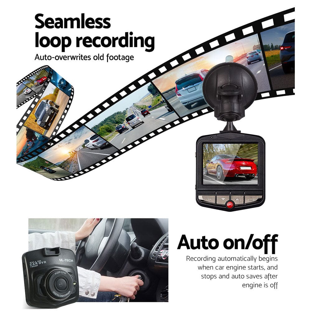 UL-Tech Electronics > Business & Home Security > Security Cameras & Accessories UL-tech Dash Camera 1080P 2.4" Front View,UL-tech Dash Camera 1080P 2.4" Front View Cam Car Video Recorder Night Vision