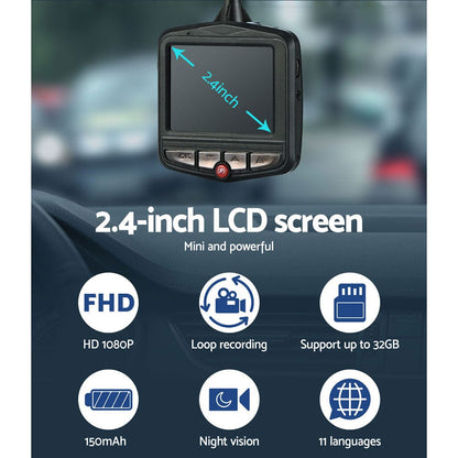 UL-Tech Electronics > Business & Home Security > Security Cameras & Accessories UL-tech Dash Camera 1080P 2.4" Front View,UL-tech Dash Camera 1080P 2.4" Front View Cam Car Video Recorder Night Vision
