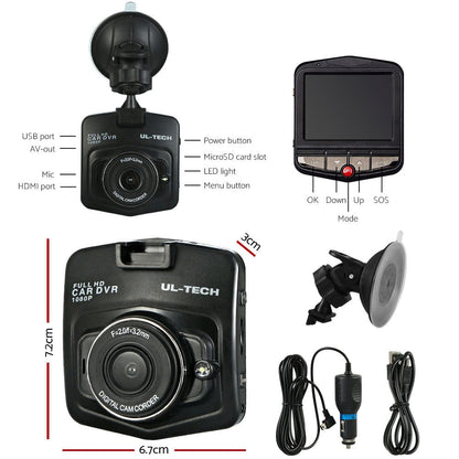 UL-Tech Electronics > Business & Home Security > Security Cameras & Accessories UL-tech Dash Camera 1080P 2.4" Front View,UL-tech Dash Camera 1080P 2.4" Front View Cam Car Video Recorder Night Vision