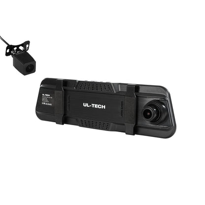 UL-Tech Electronics > Business & Home Security > Security Cameras & Accessories UL-tech Dash Camera 1080P 9.66" Front and Rear View Cam Car DVR Reverse Recorder