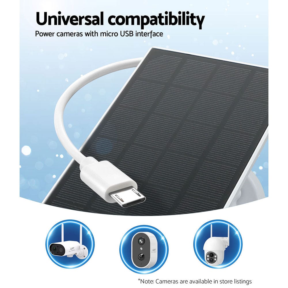 UL-Tech Electronics > Business & Home Security > Security Cameras & Accessories UL-tech Solar Panel For Security Camera Wireless 3W