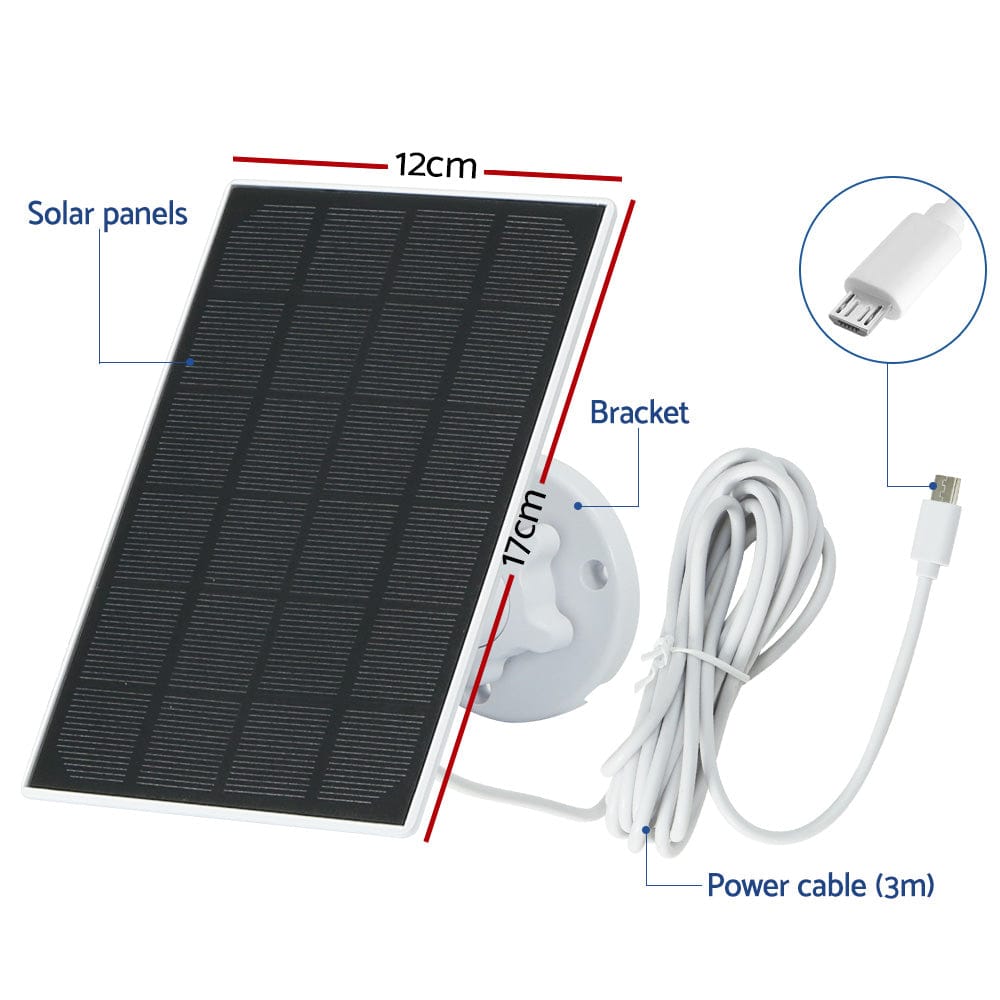 UL-Tech Electronics > Business & Home Security > Security Cameras & Accessories UL-tech Solar Panel For Security Camera Wireless 3W