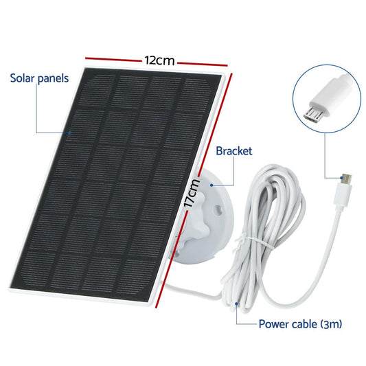 UL-Tech Electronics > Business & Home Security > Security Cameras & Accessories UL-tech Solar Panel For Security Camera Wireless 3W