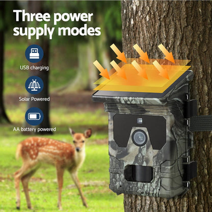 UL-Tech Electronics > Business & Home Security > Security Cameras & Accessories UL-tech Solar Trail Camera 4K 50MP Wildlife