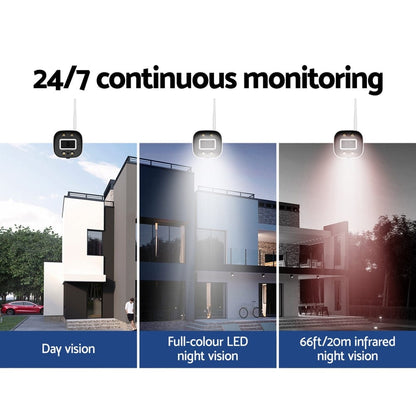 UL-Tech Electronics > Business & Home Security > Security Cameras & Accessories UL-tech Wireless CCTV 3MP 2 Cameras Square