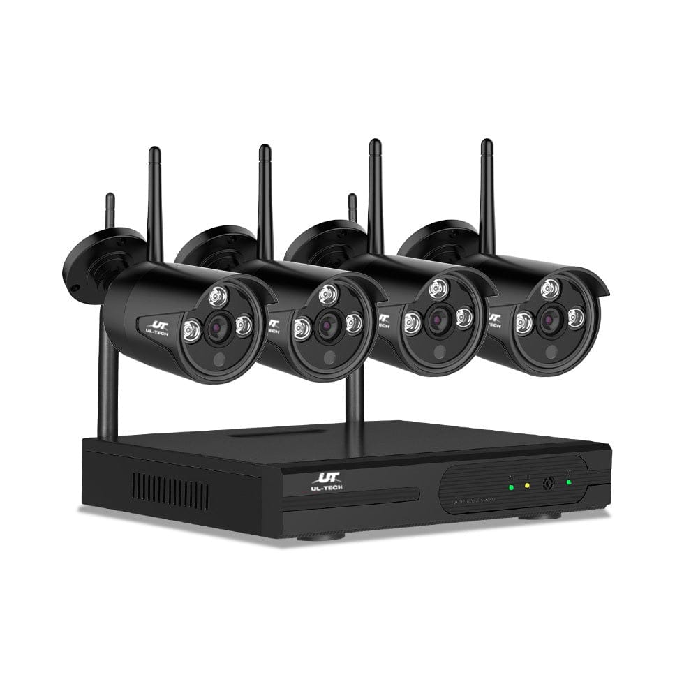 UL-Tech Electronics > Business & Home Security > Security Cameras & Accessories UL-tech Wireless CCTV Security System 8CH NVR 3MP 4 Bullet Cameras