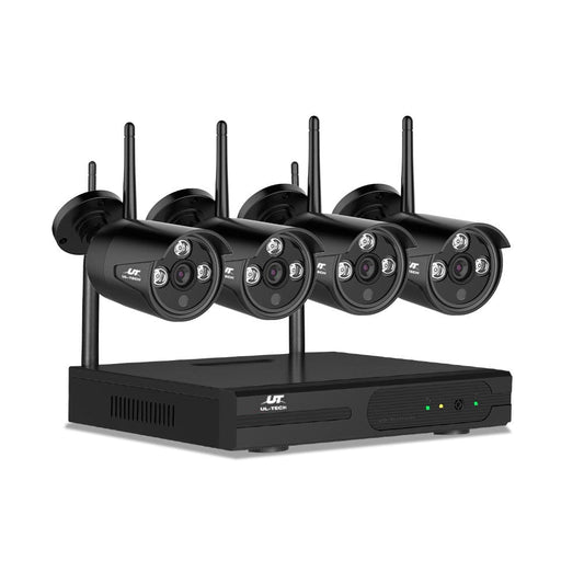 UL-Tech Electronics > Business & Home Security > Security Cameras & Accessories UL-tech Wireless CCTV Security System 8CH NVR 3MP 4 Bullet Cameras