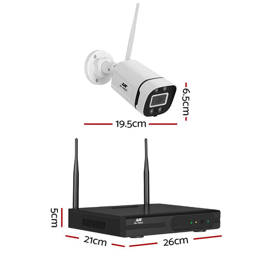 UL-Tech Electronics > Business & Home Security > Security Cameras & Accessories UL-tech Wireless CCTV Security System 8CH NVR 3MP 4 Square Cameras