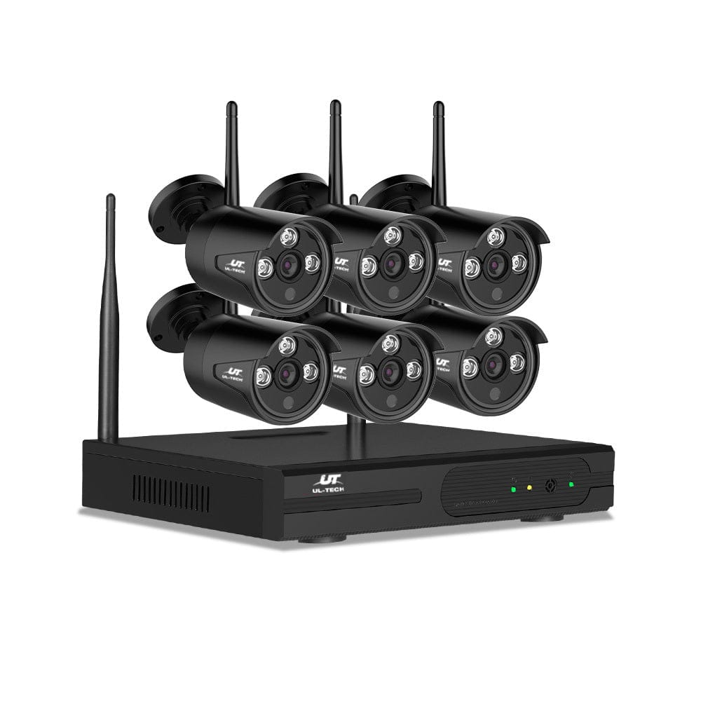 UL-Tech Electronics > Business & Home Security > Security Cameras & Accessories UL-tech Wireless CCTV Security System 8CH NVR 3MP 6 Bullet Cameras