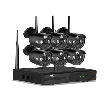 UL-Tech Electronics > Business & Home Security > Security Cameras & Accessories UL-tech Wireless CCTV Security System 8CH NVR 3MP 6 Bullet Cameras