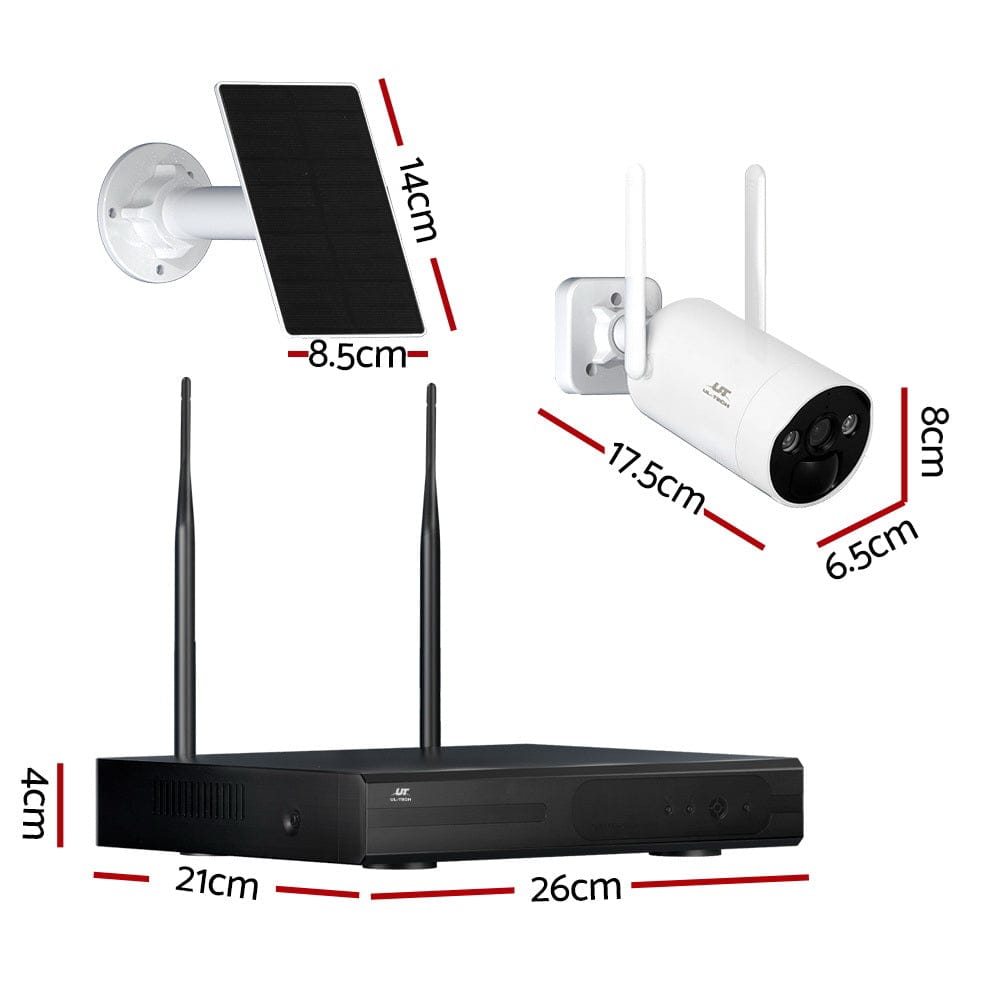 UL-Tech Electronics > Business & Home Security > Security Cameras & Accessories UL-tech Wireless Solar CCTV Security Cameras 4MP 8CH NVR