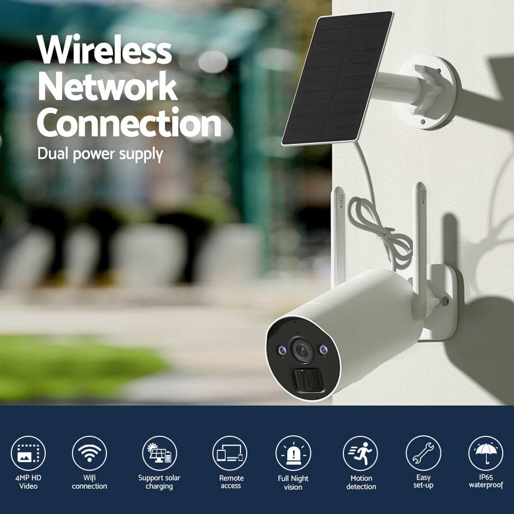 UL-Tech Electronics > Business & Home Security > Security Cameras & Accessories UL-tech Wireless Solar CCTV Security Cameras 4MP 8CH NVR