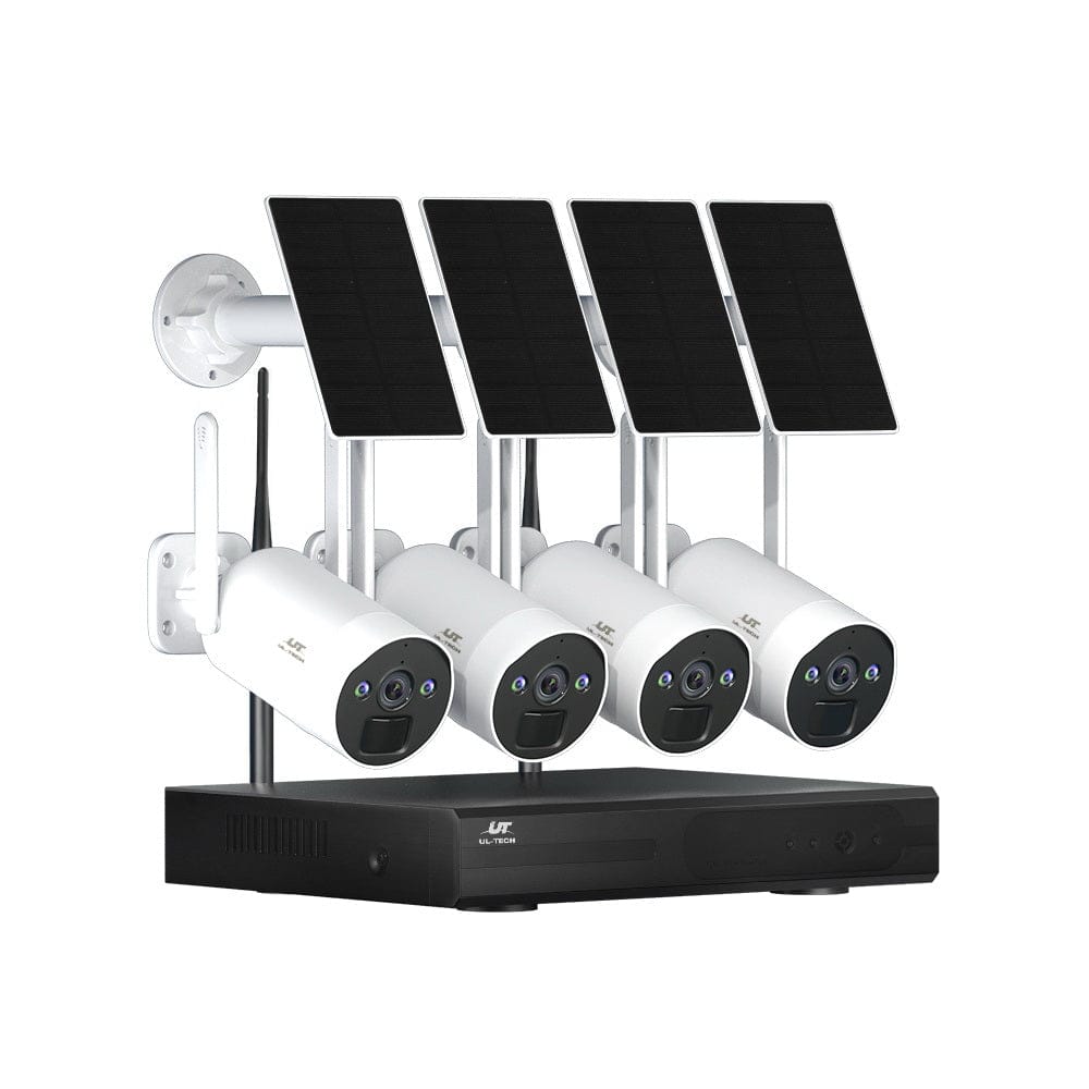 UL-Tech Electronics > Business & Home Security > Security Cameras & Accessories UL-tech Wireless Solar CCTV Security Cameras 4MP 8CH NVR