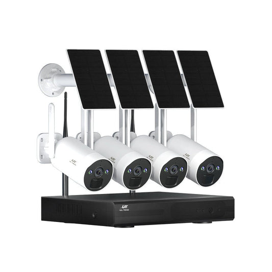 UL-Tech Electronics > Business & Home Security > Security Cameras & Accessories UL-tech Wireless Solar CCTV Security Cameras 4MP 8CH NVR