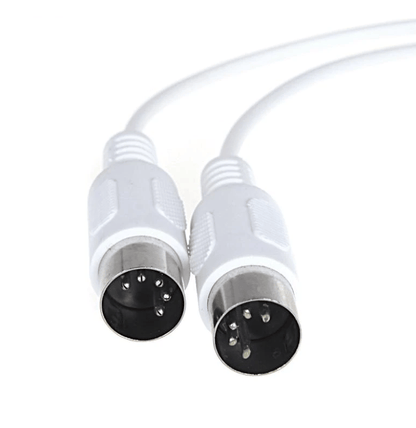 Unbranded 1.5m MIDI Piano Keyboard Cable 5-Pin DIN Standard Jack Plug Male to Male Lead