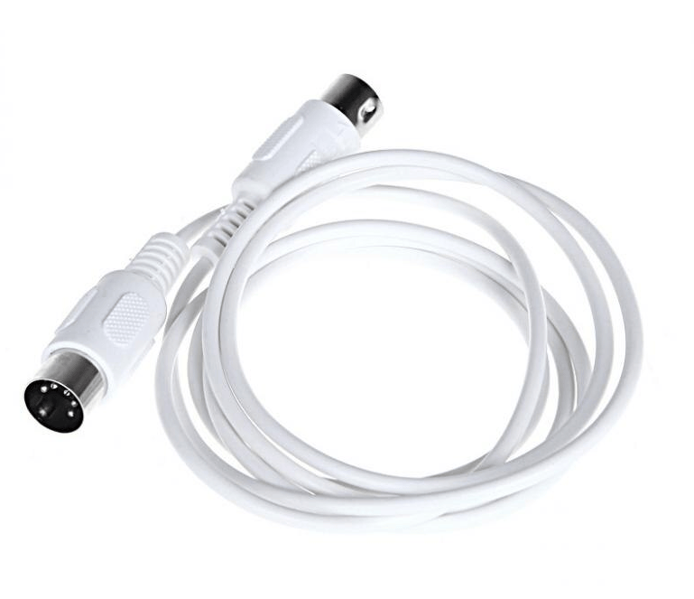 Unbranded 1.5m MIDI Piano Keyboard Cable 5-Pin DIN Standard Jack Plug Male to Male Lead