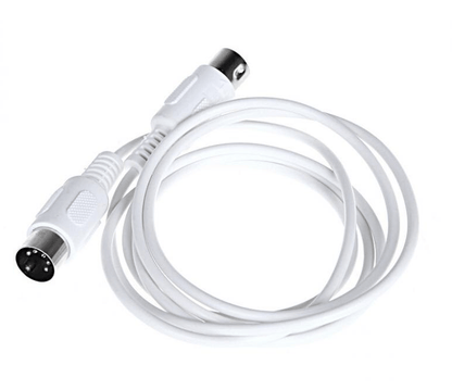 Unbranded 1.5m MIDI Piano Keyboard Cable 5-Pin DIN Standard Jack Plug Male to Male Lead