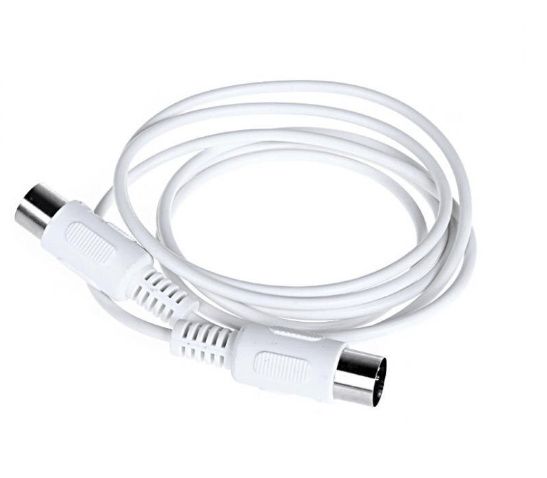 Unbranded 1.5m MIDI Piano Keyboard Cable 5-Pin DIN Standard Jack Plug Male to Male Lead