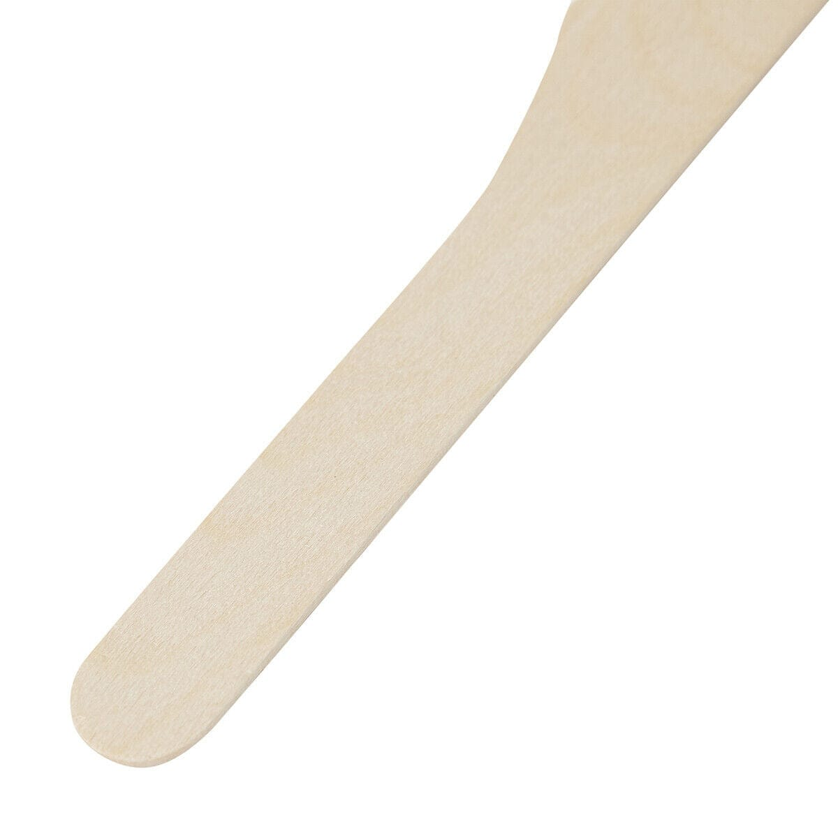 Unbranded 10 Pack Disposable Wooden Knive Eco-friendly Compostable Camping Catering Party