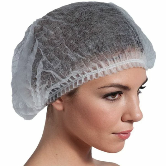 Unbranded 10 Pcs Disposable Non Woven Hotel Hair Net Beauty Caps Hats Travel Stretch