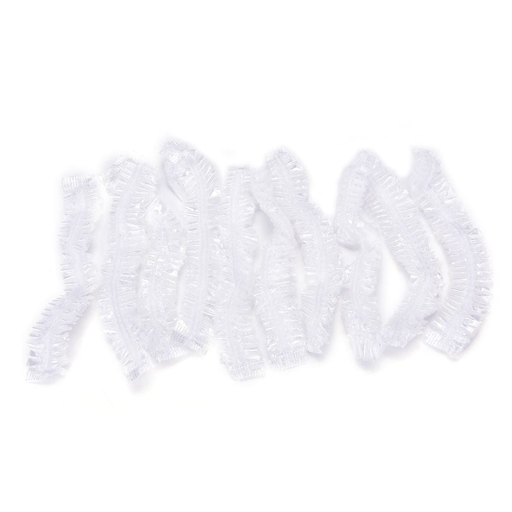 Unbranded 10 Pcs Disposable Non Woven Hotel Hair Net Beauty Caps Hats Travel Stretch