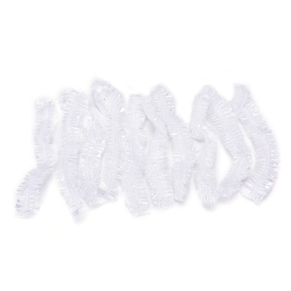 Unbranded 10 Pcs Disposable Non Woven Hotel Hair Net Beauty Caps Hats Travel Stretch